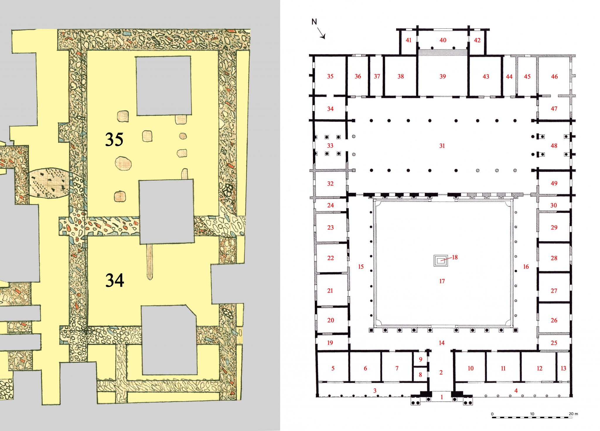 Roman Reconstructions — I Headquarters (principia) at the fort of